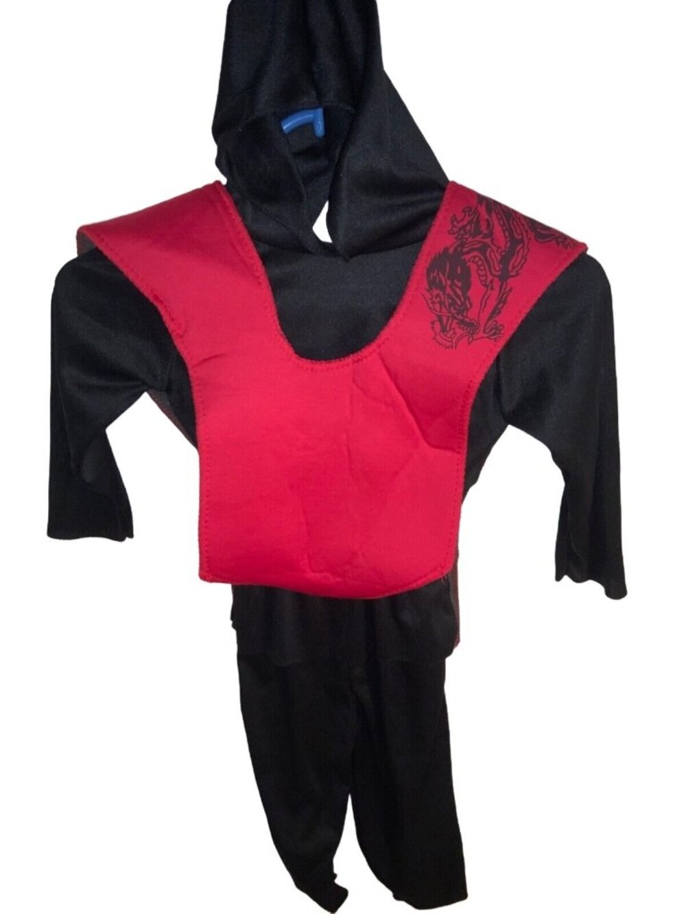 Red/ Black Ninja Halloween Costume Boy Small